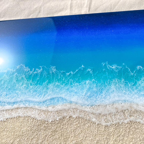 【受注制作】海アート 10,500円〜　【必ずサイズをお選び下さい】 レジンアート 壁掛け インテリア 癒し ハワイアン 6枚目の画像