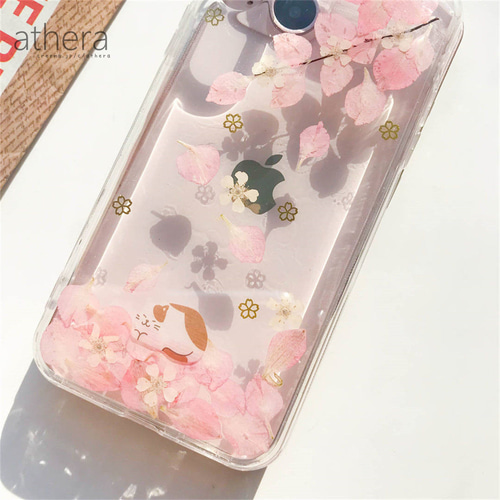 全機種対応 植物標本のような 押し花 スマホケース iPhone 13 全機種対応 植物標本のような 押し花 スマホケース iPhone 13