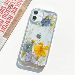 全機種対応 植物標本のような 押し花 スマホケース iPhone 13 iPhone
