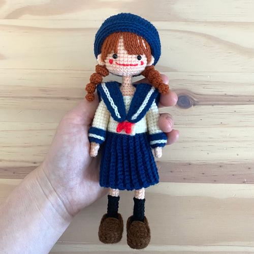 あみぐるみ 人形 ニットトイ ドール 編みぐるみ 出産祝い 女の子