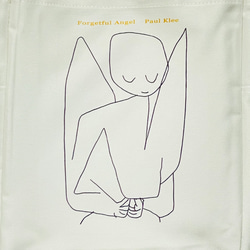 パウル・クレー　忘れっぽい天使　マルチポケットトートバッグMサイズ 2枚目の画像