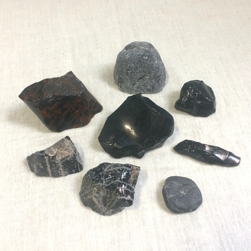 黒曜石　石器 男のロマン　２５０７０６－１ 黒曜石 石器 男のロマン 250706－1 黒曜石 石器 男の