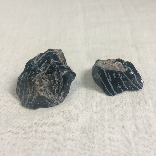 資料 ❑ 石器 サンプル セット 370s 黒曜石　❒ 模写 資料 ❑ 石器 サンプル セット 370s 黒曜石 ❒ 模写