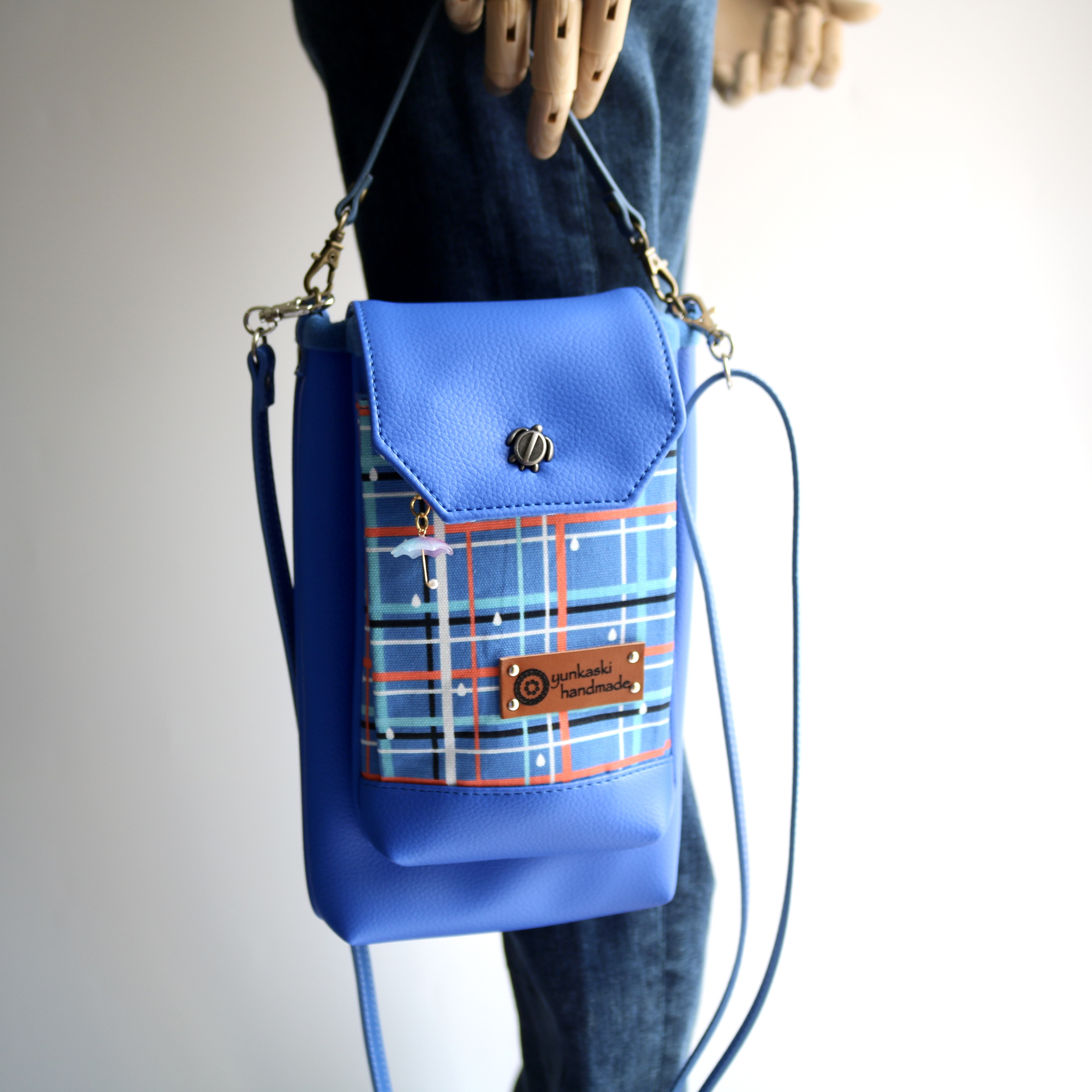 新作　長財布対応 仕切り4つの万能ポシェット　雨傘