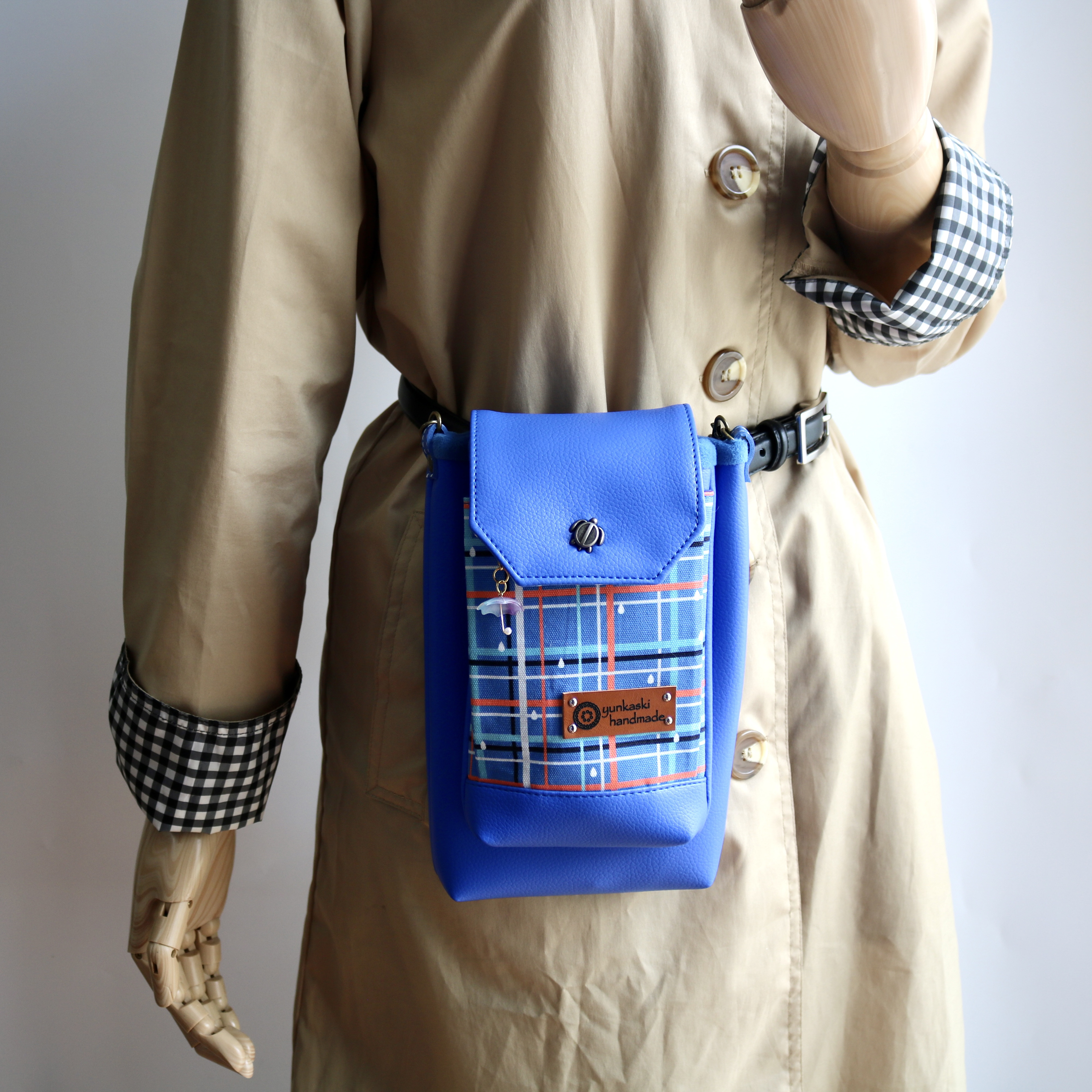 新作　長財布対応 仕切り4つの万能ポシェット　雨傘