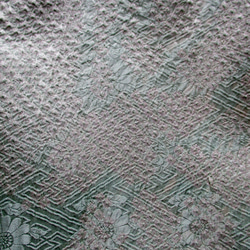 ６３２７　色大島紬の着物で作った巾着袋＃送料無料 12枚目の画像