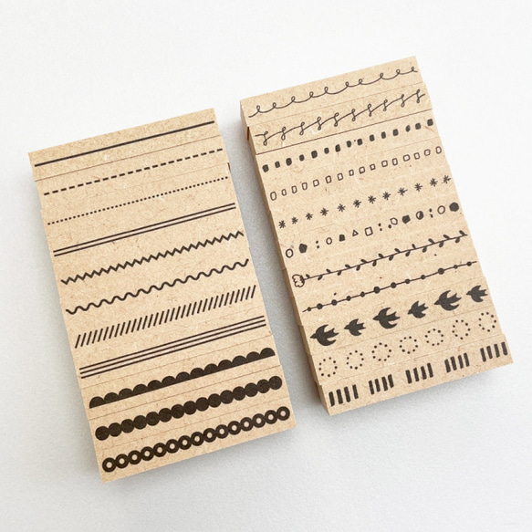 ライン 50mm 22種類からえらべる （b-192-213）はんこ ハンコ スタンプ 1枚目の画像