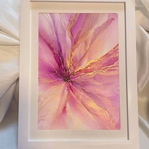 送料無料】アルコールインクアート 原画 絵画 A4サイズ 絵画 ART WORK  