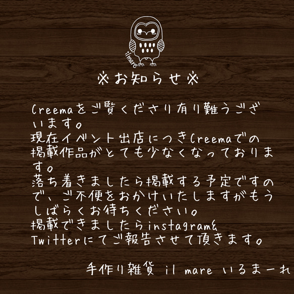 お知らせ※ 【お知らせページは購入しないでください！】 羊毛フェルト 