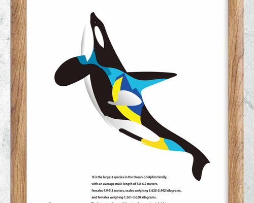 OTTA 手書きイラスト　ポスター　絵　アート 楽天市場】ポスター A4 北欧 動物 おしゃれ インテリア アート ピンク