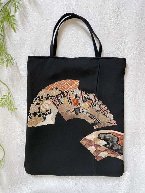 SHINO様専用 ハンドメイド 和柄 黒留袖リメイクがま口バッグ+オーダー品｜ファッション