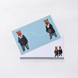 留言卡（3種熊×各5個，共15個） 第5張的照片