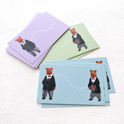 留言卡（3種熊×各5個，共15個） 第10張的照片