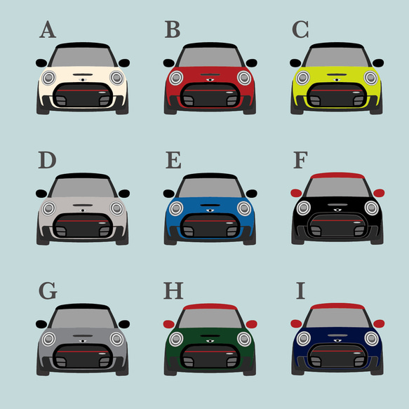 受注生産【F55/F56 LCI2-JCW】選ぶMINIキーホルダー ミニ