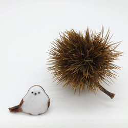 カワセミの七宝焼ピンブローチ(ピンバッジ)【受注制作】 ピンバッチ