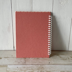 赤いお花のノート  A5サイズ 2枚目の画像
