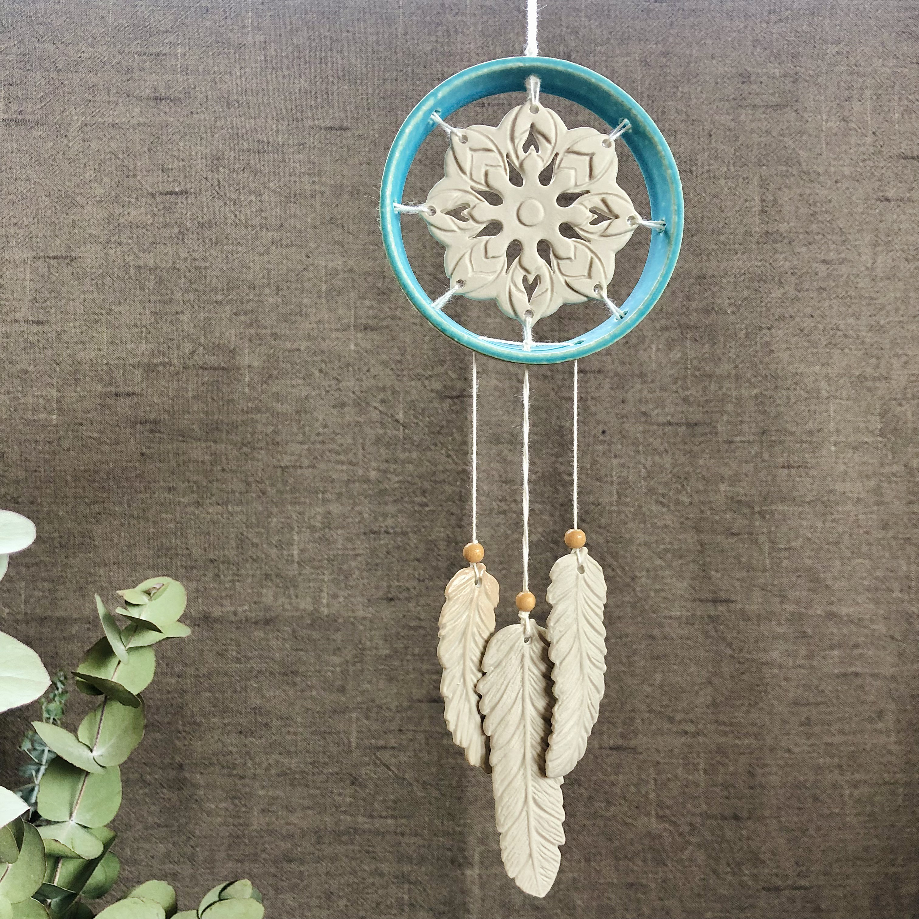 フェザーチャイム【リングあり】　風鈴　ドアチャイム　ドリームキャッチャー