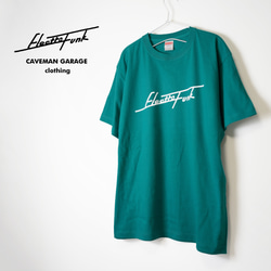 80sエレクトロファンクをデザインした音楽Tシャツ 【アップルグリーン