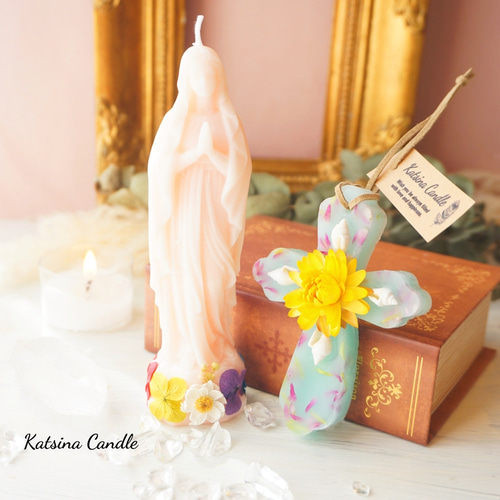 選べるカラー / 花 / 紫陽花 / 聖母マリアキャンドル ～grace