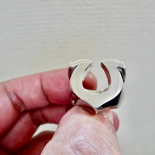 仁尾彫金『馬蹄ピンキーリング磨き』ハンドメイド128 指輪 仁尾彫金『馬蹄ピンキーリング磨き』ハンドメイド128 指輪