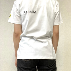 袖ワンポイントひまわり+バック刺繍半袖Tシャツ 12枚目の画像