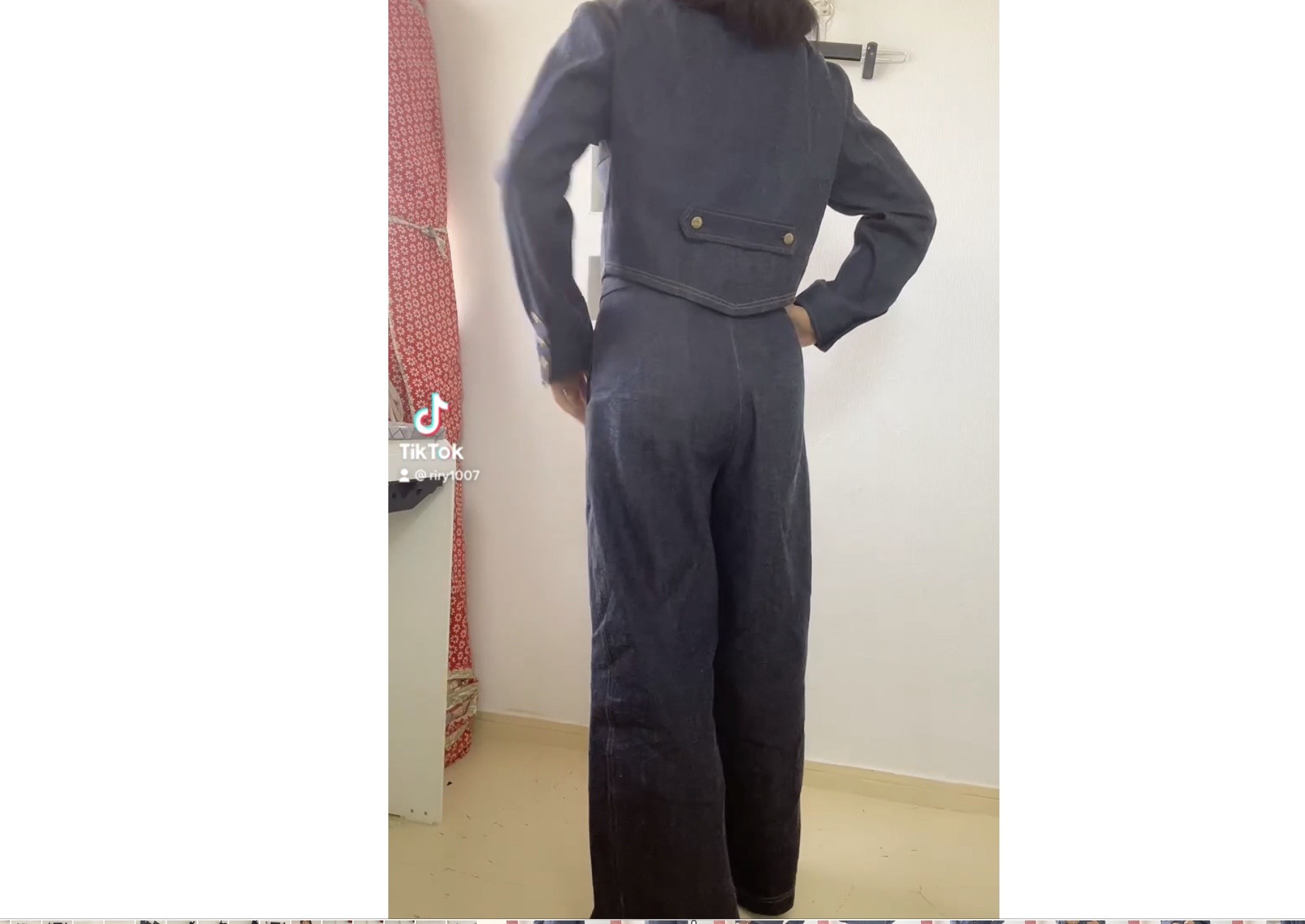 スペンサージャケット❤︎セルビッチデニム