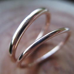 【結婚指輪SOLIS】  APOLO アポロ 2本セット限定特別価格　PT950•K18鍛造指輪 8枚目の画像