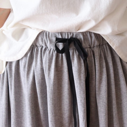 灰色棉質素色半身裙 No.223 第17張的照片