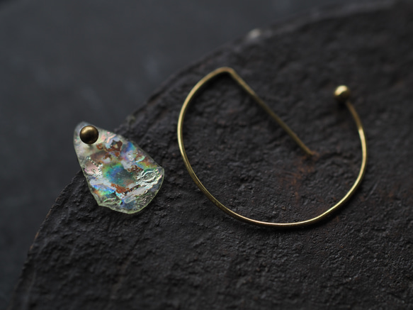 roman glass brass pierce (koukyou) 8枚目の画像