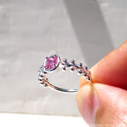 トルマリン リング / Botanical Tourmaline Ring p 3枚目の画像