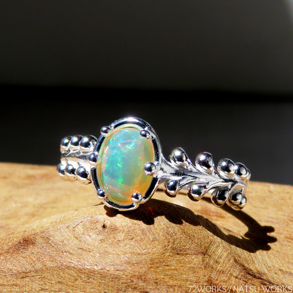 オパールリング / Botanical Opal Ring 1枚目の画像