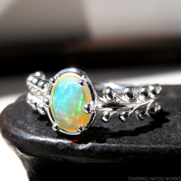 オパールリング / Botanical Opal Ring 2枚目の画像