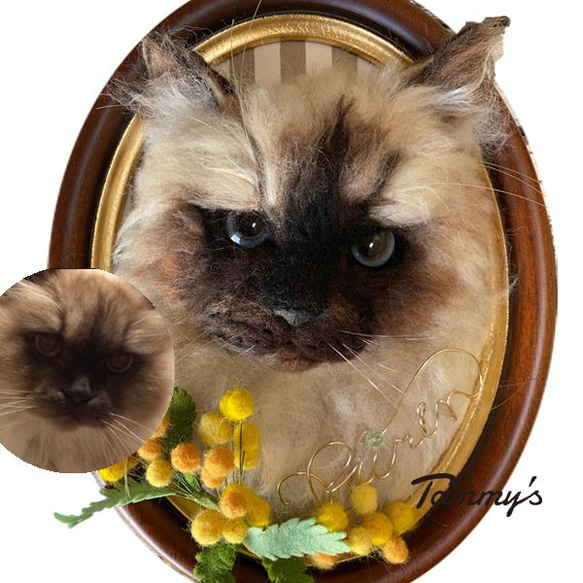 うちの子オーダー2025【オーダー例_ヒマラヤンのプリン君】羊毛