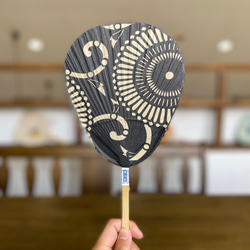 伊勢型渋うちわ　選べる10種　1～5 4枚目の画像