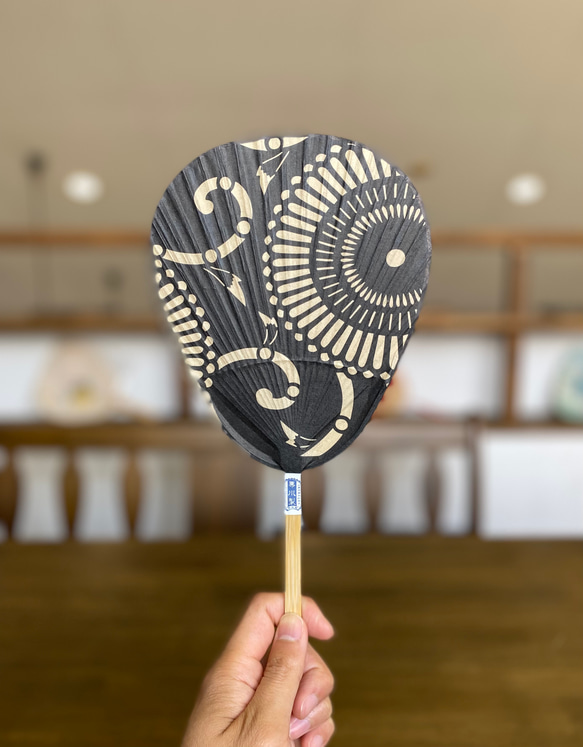 伊勢型渋うちわ　選べる10種　1～5 4枚目の画像