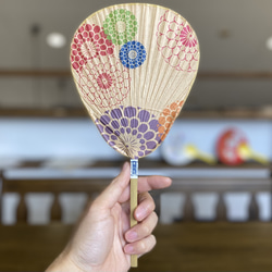 伊勢型渋うちわ　選べる10種　1～5 8枚目の画像