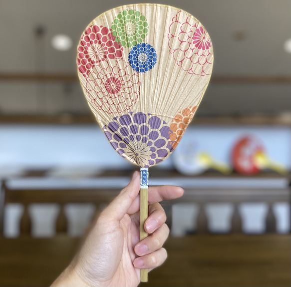 伊勢型渋うちわ　選べる10種　1～5 8枚目の画像