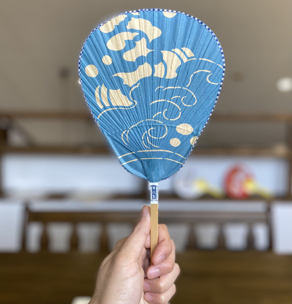 伊勢型渋うちわ　選べる10種　1～5 10枚目の画像