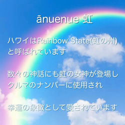 ＊再販・受注制作＊ラウハラ ＆ ハワイアンリボンレイのバックチャーム（ānuenueアーヌエヌエ・グリーン） 13枚目の画像