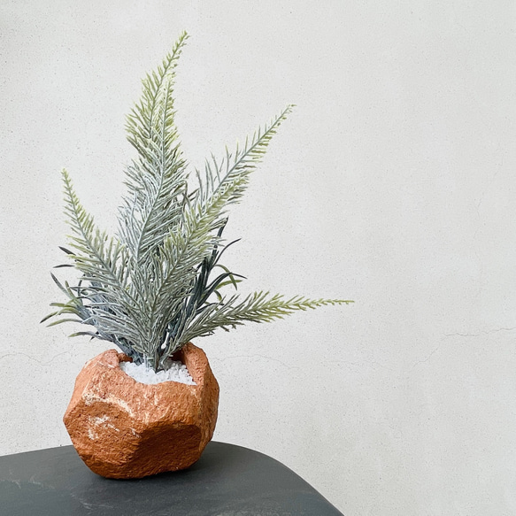 プランター 植木鉢 / 左官屋てづくりの一点物 / モルタル造形
