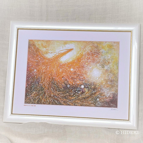 Amazon.co.jp: 絵画 インテリア おしゃれ 鳳凰 ヒーリングアート