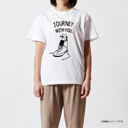 ハイクオリティー Tシャツ「JOURNEY WITH YOU」5.6オンス 6枚目の画像