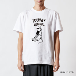 ハイクオリティー Tシャツ「JOURNEY WITH YOU」5.6オンス 8枚目の画像