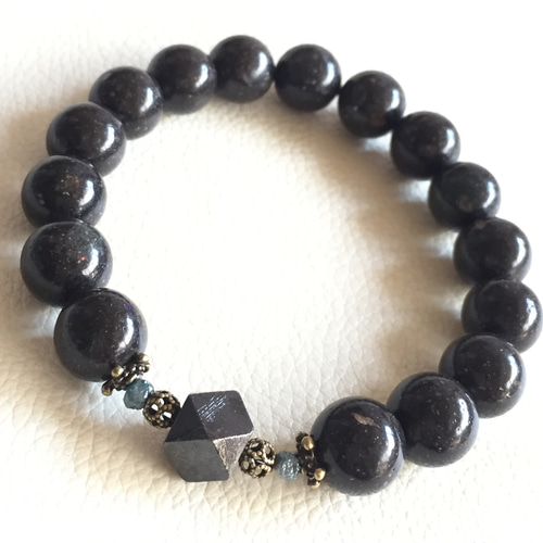 【オーダーメイド遠野霊石10mmブレス 愛♡感謝「cosmic energy」 オーダーメイド遠野霊石10mmブレス 愛♡感謝「cosmic energy