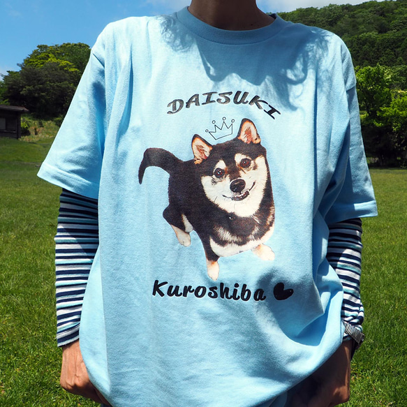 うちの子カラーＴシャツ（いぬ ねこ 犬 猫 ネコ ペット うさぎ ウサギ ハムスター パンダ 子供でも♪） 10枚目の画像