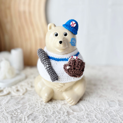 再販②しろくま貯金箱 メロンクリームソーダセット その他人形