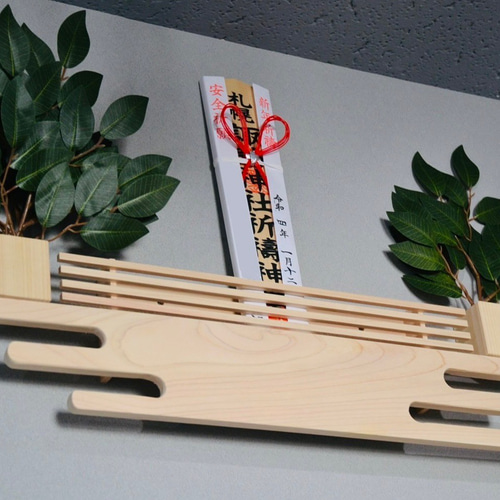 神棚 御札立て お札立て 壁掛け 神具 桧 その他インテリア雑貨 刻和