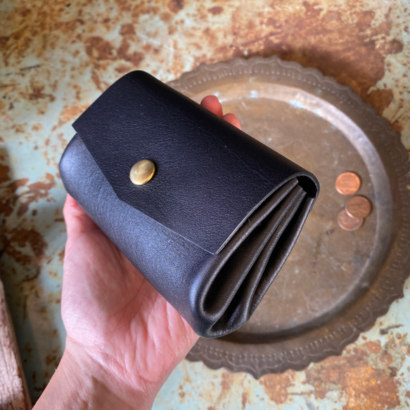 Small Wallet (ブラック) ミニウォレット　小さい財布 4枚目の画像