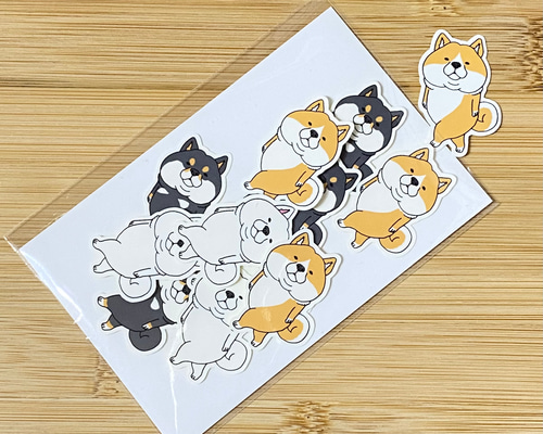 犬のステッカー １枚 ￥③②⑤ー ペキニーズ No.7 名前入 ステッカー セミオーダー シール