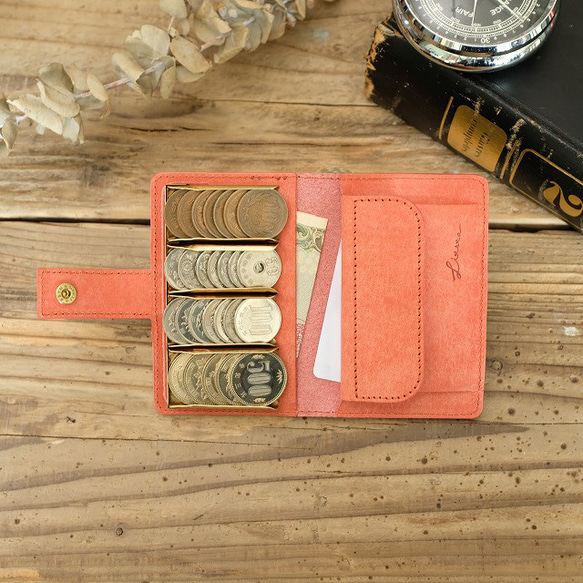 Coin Wallet Ⅱ / Coral Pink　コインキャッチャー ( GOLD ) 2枚目の画像